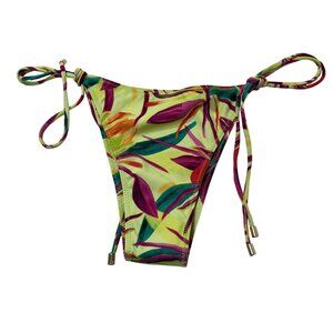 Shondel Amira Bikini Top in Green Lotus